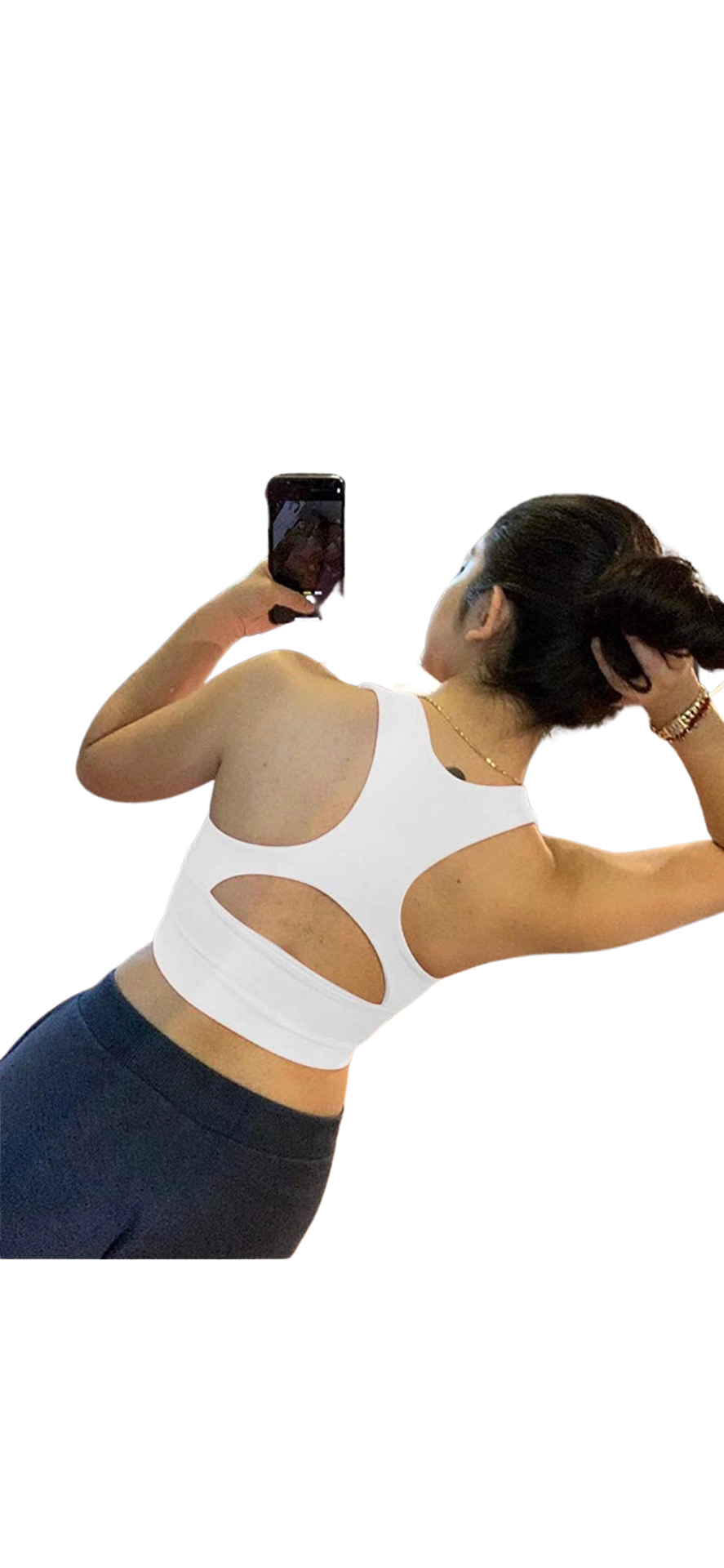 White racer crop