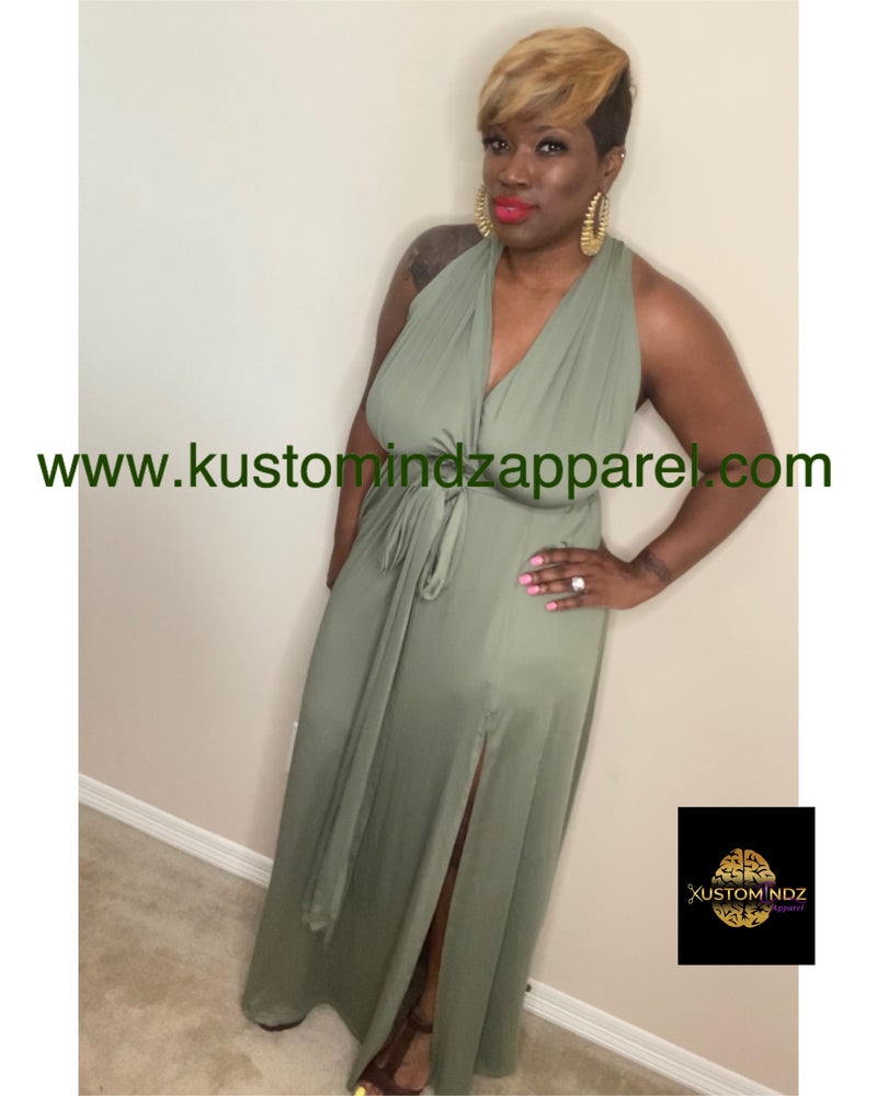 Mint green versatile maxi dress - Kustomindz Apparel