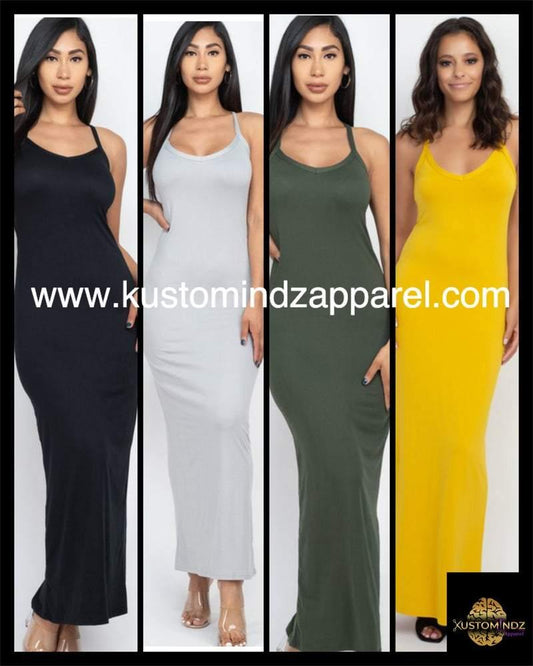 Basic maxi dresses - Kustomindz Apparel