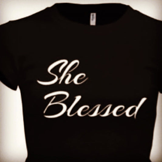 She BLESSED TEE - Kustomindz Apparel