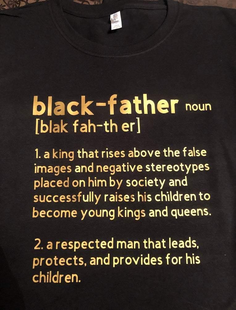 Black father tee - Kustomindz Apparel