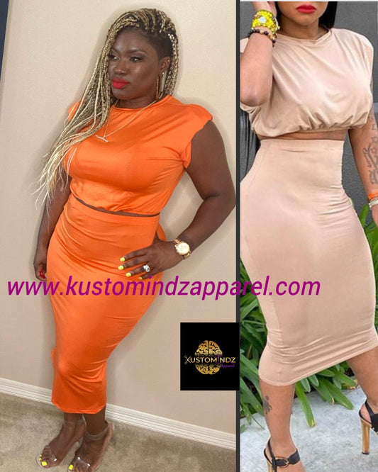 The skin bodycon 2 piece - Kustomindz Apparel