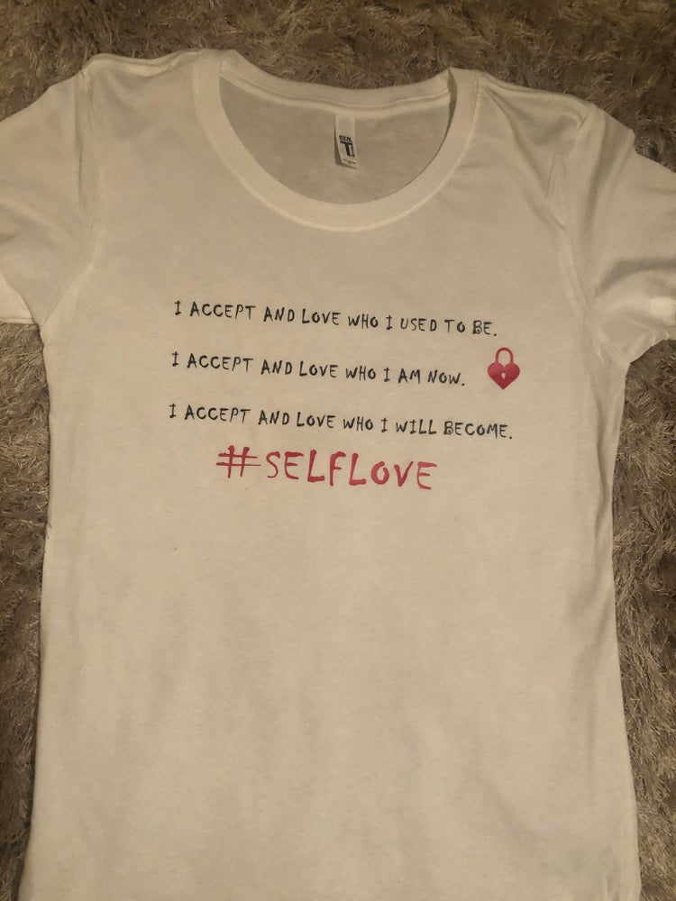 Self love-white - Kustomindz Apparel