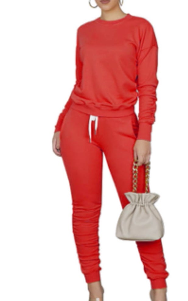 Red Tracksuit - Kustomindz Apparel