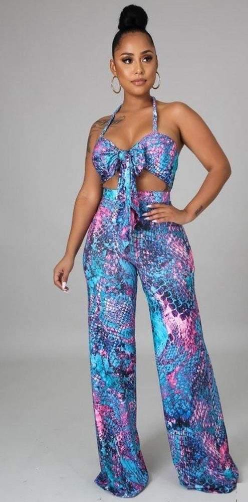 Cotton candy 2 pc jumpsuit set - Kustomindz Apparel